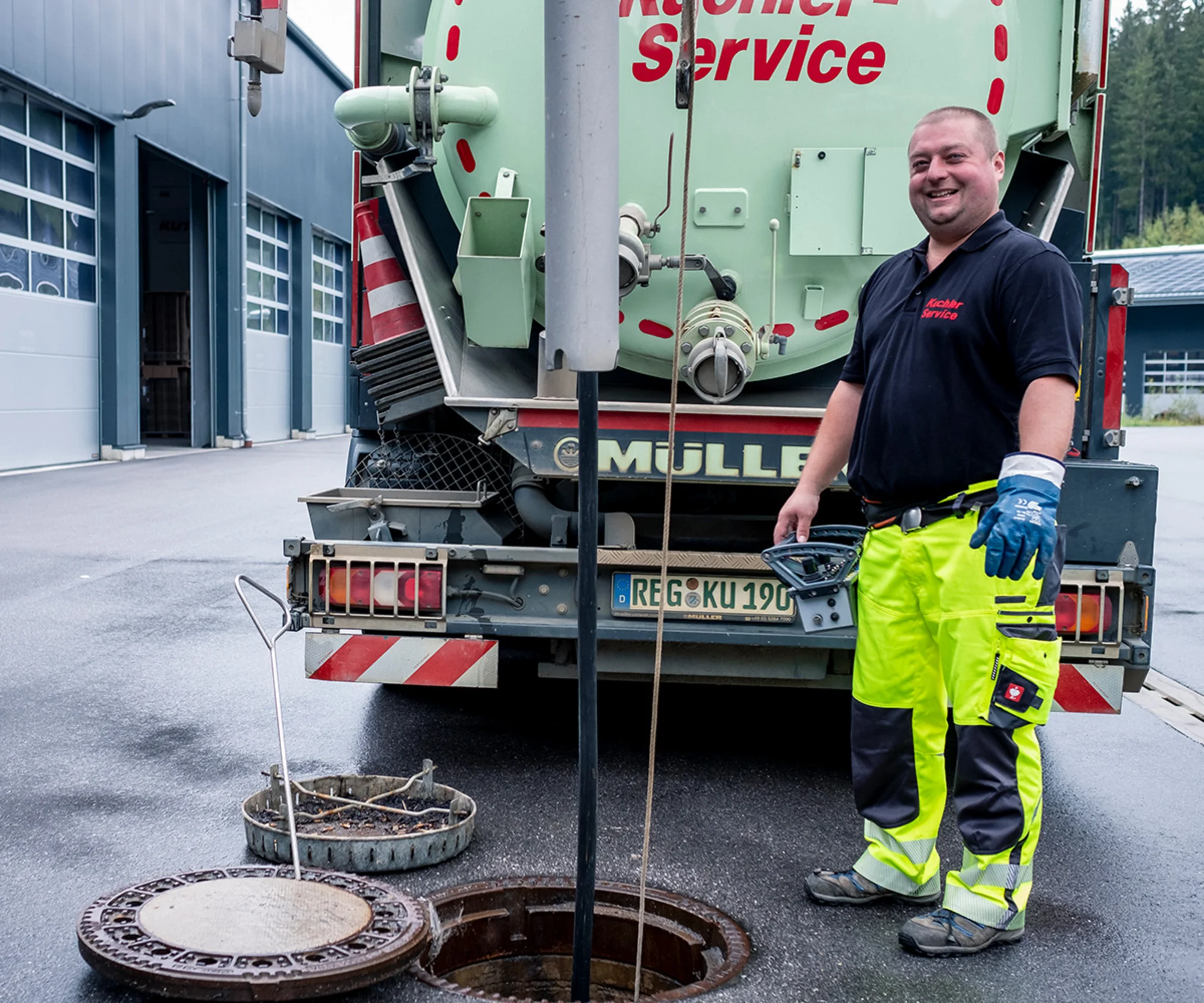Leistungen mit Saugbagger in Ansbach